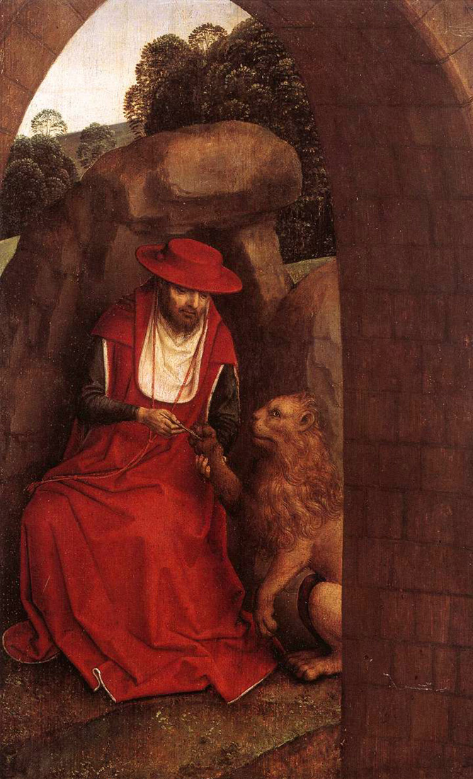 saint jerome and the lion